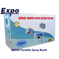 AB500 Expo - Portable Airbrush Spray Booth with Turntable