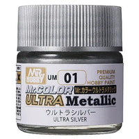 UM-01 Mr. Color Ultra Metallic Colors II (10ml) Ultra Silver