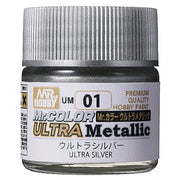 UM-01 Mr. Color Ultra Metallic Colors II (10ml) Ultra Silver