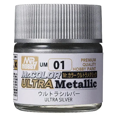 UM-01 Mr. Color Ultra Metallic Colors II (10ml) Ultra Silver