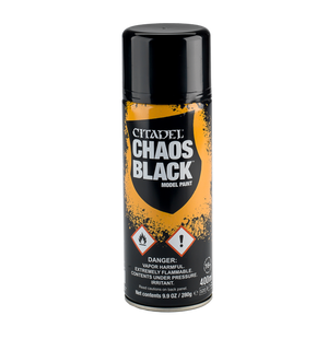Citadel 400ml Acrylic Paint Spray - Chaos Black 62-02