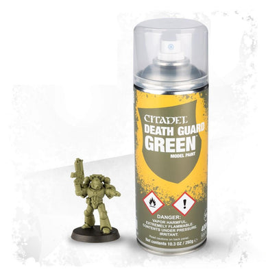 Citadel 400ml Acrylic Paint Spray - Death Guard Green 62-32
