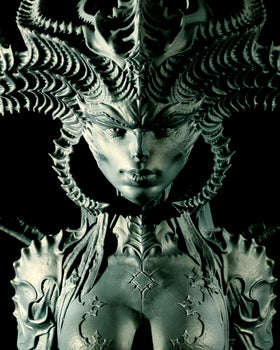 Ninja Printz - 1:8 Lilith (Diablo) Fan Art Bust