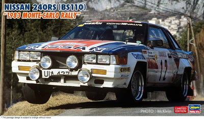 Hasegawa 1/24 Nissan 240RS 1983 Monte-Carlo Rally HA20727