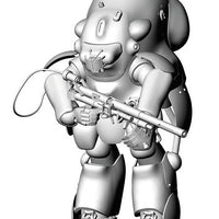 Hasegawa 1/20 Maschinen Krieger Robot Battle V Moon Type MK44H-0 Whiteknight Prototype Kit HA64112