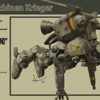 Hasegawa 1/20 Maschinen Krieger Space Type Humanoid Unmanned Interceptor Grober Hund Schwarzer Hund Kit HA64123