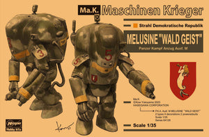 Hasegawa 1/35 Maschinen Krieger P.K.A. Ausf. M Melusine Wald Geist - 2 Kits In 1 Box HA64128
