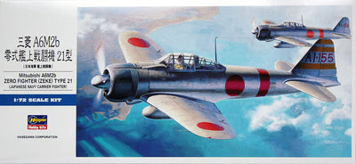 Hasegawa 1/72 Mitsubishi A6M2b Zero Fighter [ZEKE] Type 21 HAD21
