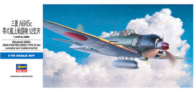 Hasegawa 1/72 Mitsubishi A6M5c Zero Fighter [ZEKE] Type 52 Hei HAD23