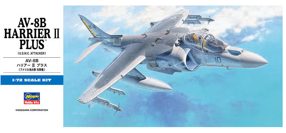 Hasegawa 1/72 AV-8B Harrier II Plus HAD24