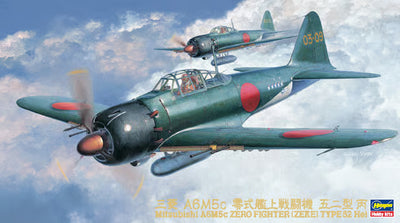 Hasegawa 1/48 Mitsubishi A6M5c ZERO Fighter [ZEKE] TYPE 62 Hei HAJT72