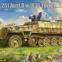 Border Model 1/35 Sd.Kfz.251 Ausf.D with R35 Turret BT-42