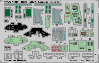 Maestro Models - SAAB A32A Lansen Interior Detail Set
