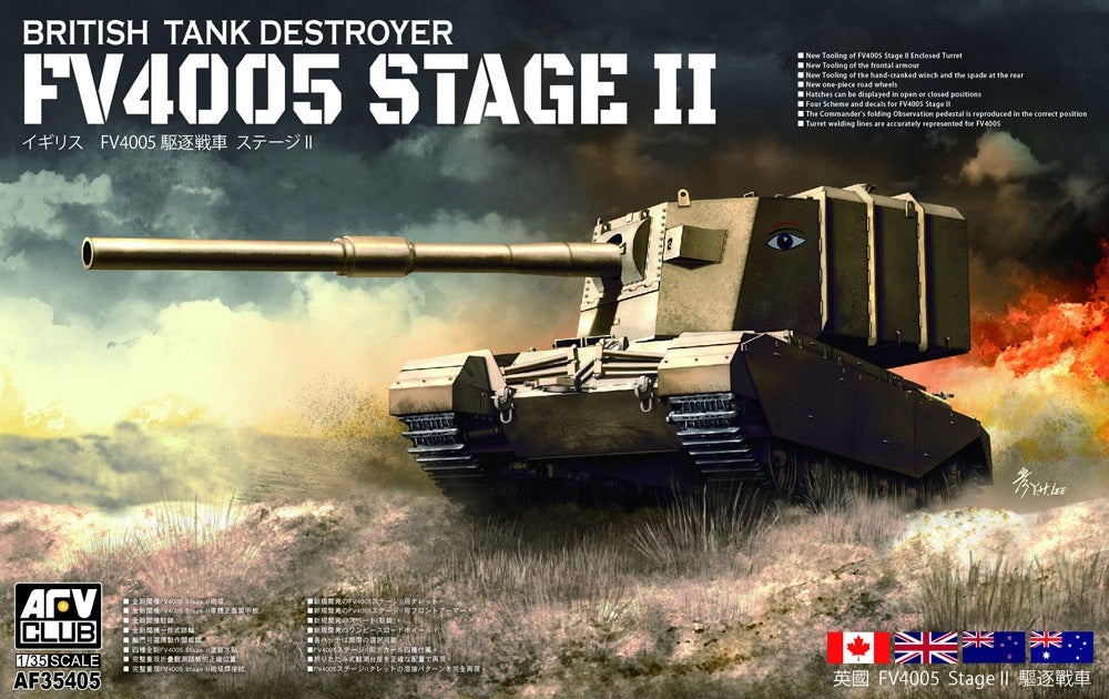 AFV Club 1/35 British Army FV4005 Stage II (Centaur) Tank Destroyer AF35405
