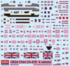 Academy 1/144 CH-47 D/F/J/HC Mk 1 Chinook 4 Nations 12624