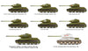 Academy 1/35 Soviet Army T-34/85 Ural Tank Factory No 183 WWII Medium Tank 13554