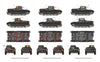 Academy 1/35 German Panzer I Ausf.B Light Tank & Zundapp K750 Motorcycle & Sidecar 13556