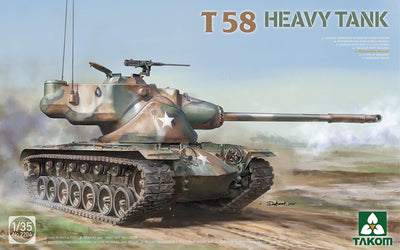 TAKOM 1/35 US Army T58 Experimental Heavy Tank TAK02004
