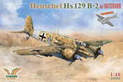 TAKOM 1/48 German Air Force Henschel Hs 129 B-2 Ground Attack Aircraft TAK48001