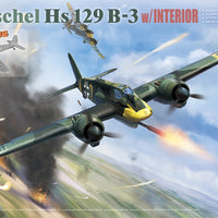TAKOM 1/48 German Air Force Henschel Hs 129 B-3 Ground Attack Aircraft TAK48002