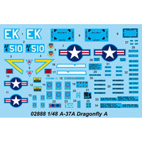 Trumpeter 1/48 US Air Force A-37A Dragonfly Ground-Attack Aircraft 02888