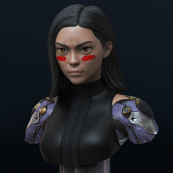 Ninja Printz - 1:8 Alita Battle Angel (Alita) Fan Art Bust