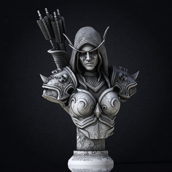 Ninja Printz - 1:8 Sylvanas Windrunner (WoW) Fan Art Bust