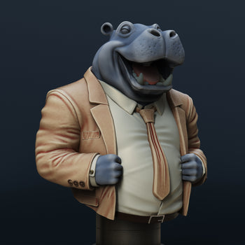 Ninja Printz - 1:8 Salesman Harvey Fan Art Bust