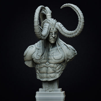 Ninja Printz - 1:8 Illidan Stormrage (WoW) Fan Art Bust