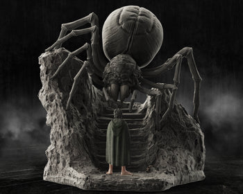 Ninja Printz - 1:32 Shelob & Frodo (LoTR) Fan Art Vignette