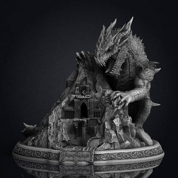 Ninja Printz - 1:1000 Glaurung (LoTR) Fan Art Vignette