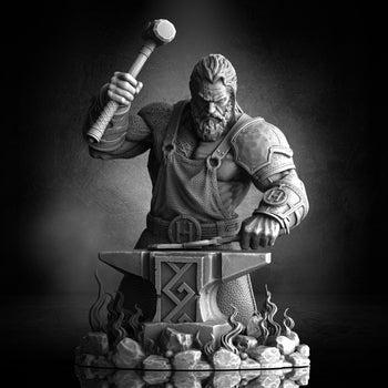Ninja Printz - 1:8 Hephaestus Fan Art Bust