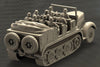 Ninja Printz - 1:72 German WWII WWII German Sd.Kfz.7 Half-Track Vehicle w/10 Crew Figures