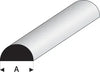 Maquett - Super Styrene Half Round Rod 2.00mm x 330mm