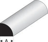 Maquett - Super Styrene Quarter Round Rod 2.50mm x 330mm