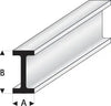 Maquett - Super Styrene I-Beam 8.00mm x 4.00mm x 330m