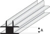 Maquett - Super Styrene T-Connector 1.00mm x 330mm