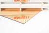 Maquett - Styrene Gold Mirror Sheet 194mm x 320mm x 1.50mm