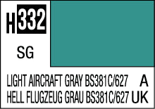 H-332 Light Aircraft gray BS381C/627 (UK) 10ml