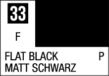 C-033 Flat Black 10ml