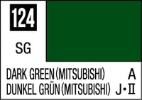 C-124 Dark Green (Mitsubishi) 10ml