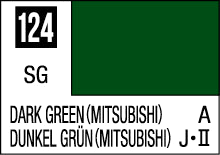 C-124 Dark Green (Mitsubishi) 10ml
