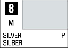008 C C-008 Silver 10ml | Ultimate Modelling Products