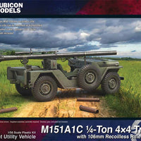 Rubicon Models 1/56 280125- M151AC 4x4 Truck with 106m Recoiless Rifle