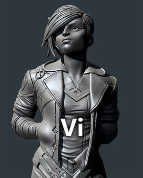 Ninja Printz - 1:8 Vi (League of Legends) Fan Art Bust
