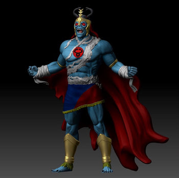 Ninja Printz - 1:12 Mumm-Ra (Thundercats) Fan Art Statue