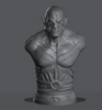 Ninja Printz - 1:8 Azog the Defiler (The Hobbit) Fan Art Bust