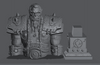 Ninja Printz - 1:8 Thrall (Work of Warcraft) Fan Art Bust