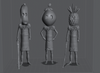 Ninja Printz - 1:12 Three Cannibals (Monkey Island) Fan Art Statues