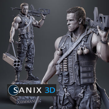 Ninja Printz - 1:10 John Matrix (Commando) Fan Art Vignette